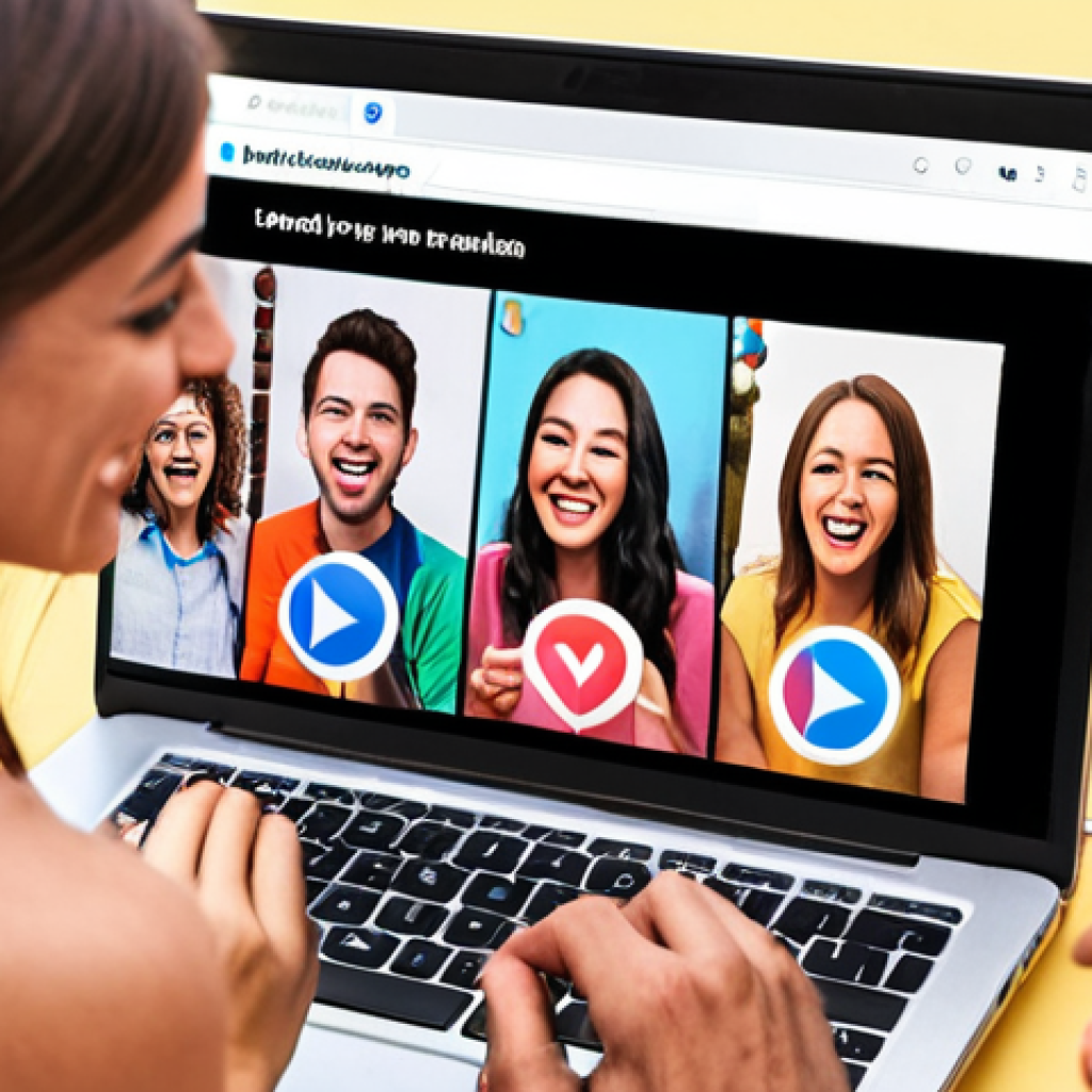 **Social Media Memory Sharing**: Create an image depicting a group of friends sharing joyful memories on social media. Show them gathered around a laptop or smartphone, with colorful images and comments appearing on the screen, capturing the warmth and connection of shared experiences.